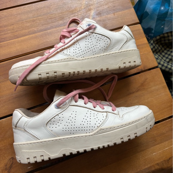 P448 Mason Women's Sneakers Cream and Pink Laces Size EU 38 - Picture 8 of 8